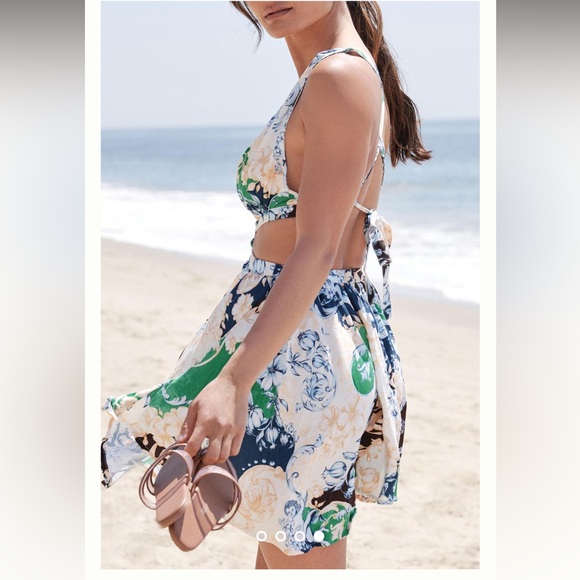 Agua Bendita Gillian Cover-Up Mini Dress - Picture 3 of 4